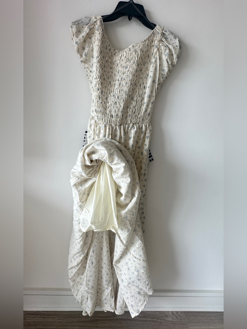 HYFVE Cream Dress with Blue Floral Print - Picture 9 of 12
